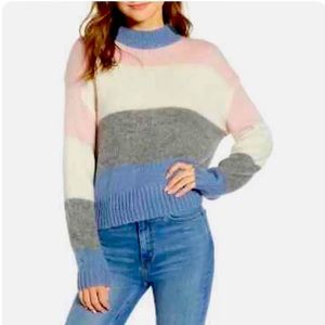 REBECCA MINKOFF Colorblock Sweater